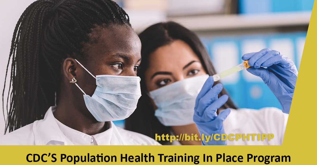 CDC's Population Health Training in Place Program