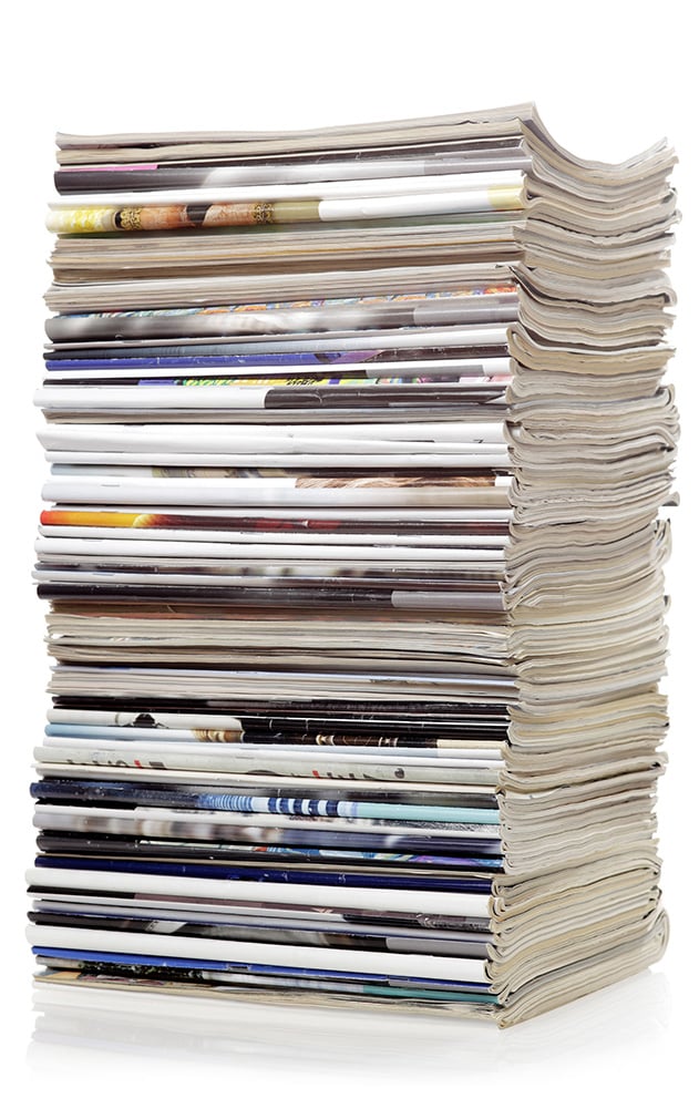 Stack of medical journals