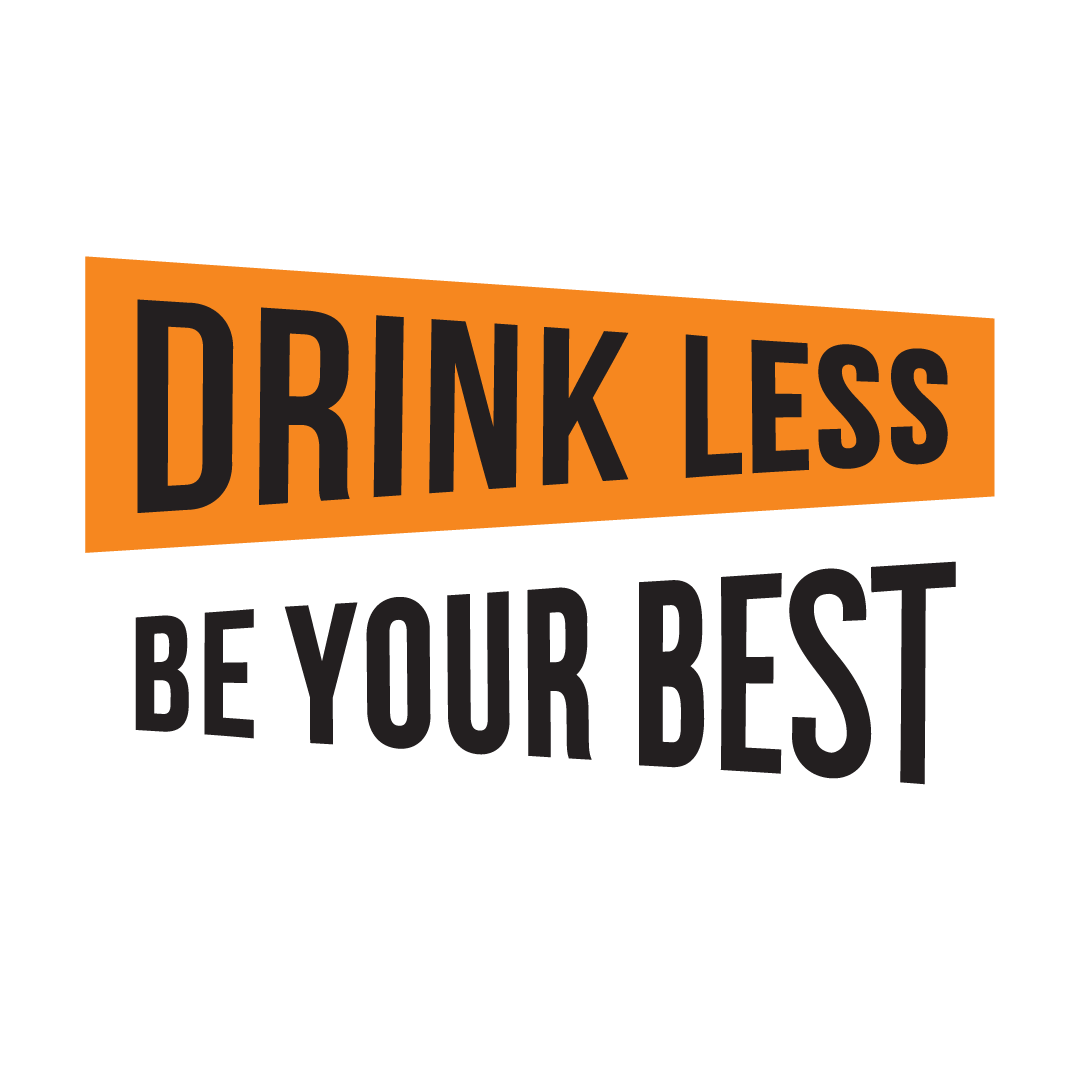 Campaign logo for Choosing to drink less alcohol can help you be your best. Be in good health with more money in the bank.