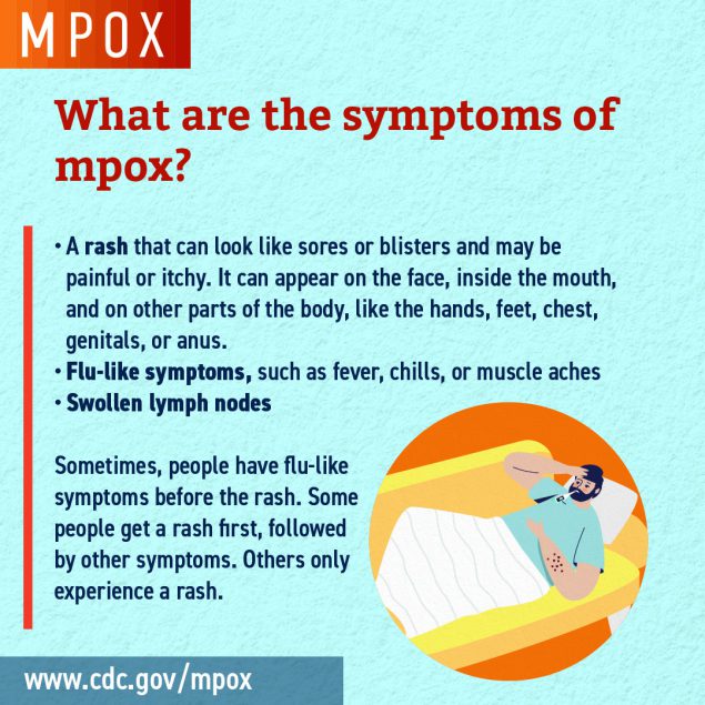 More on symptoms of monkeypox.