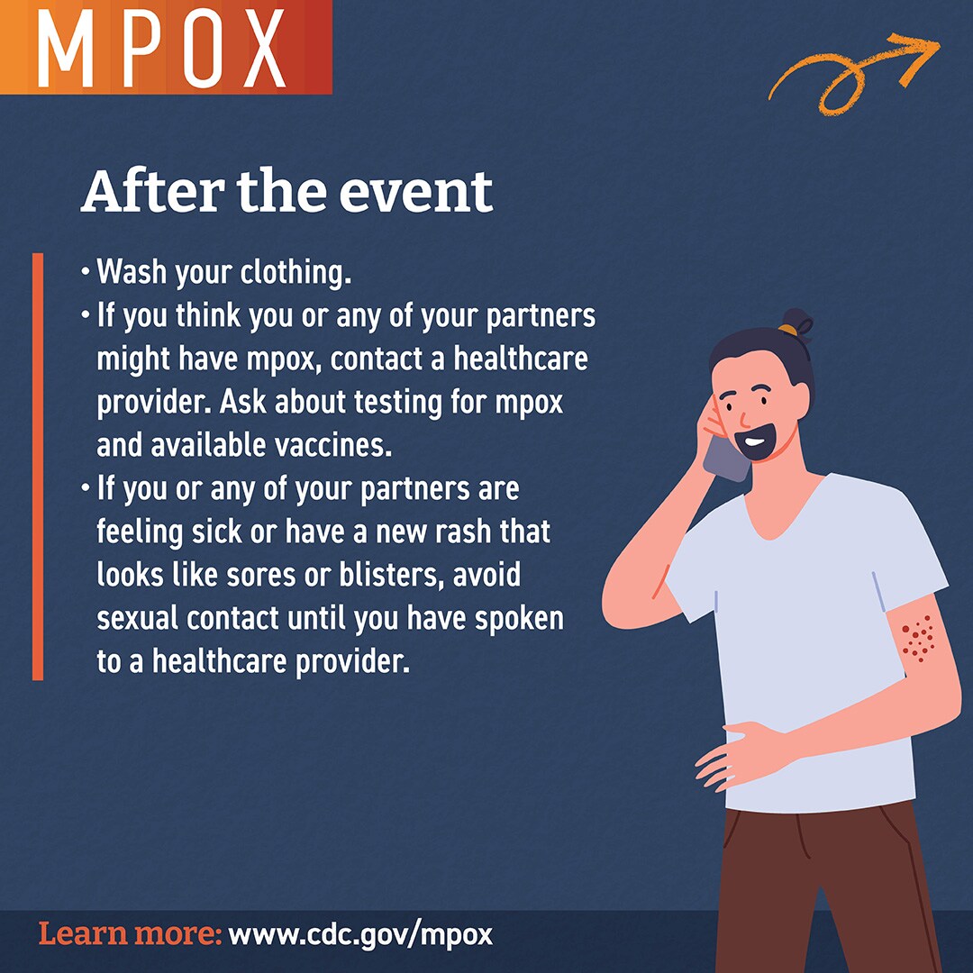 After the event mpox social media button