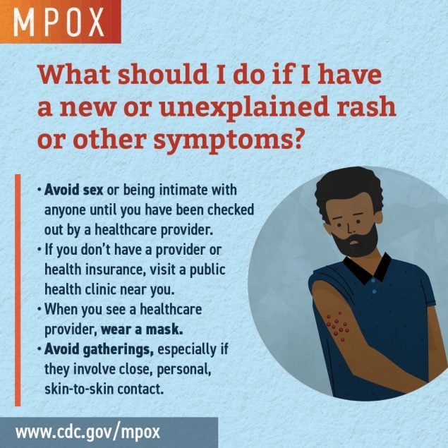 More on unexplained rash or other symptoms.