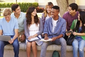 Image of a group of teenagers