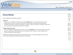 WebEase queries users to assess their readiness to make changes in how they manage their epilepsy 