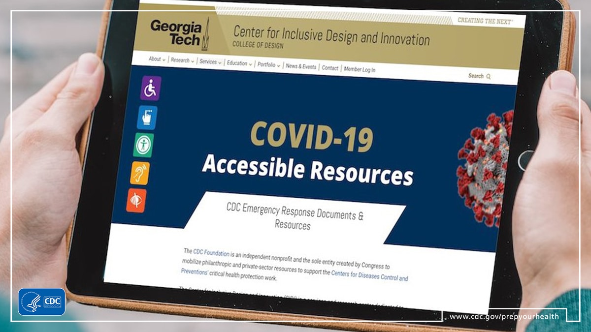 accessible covid resources