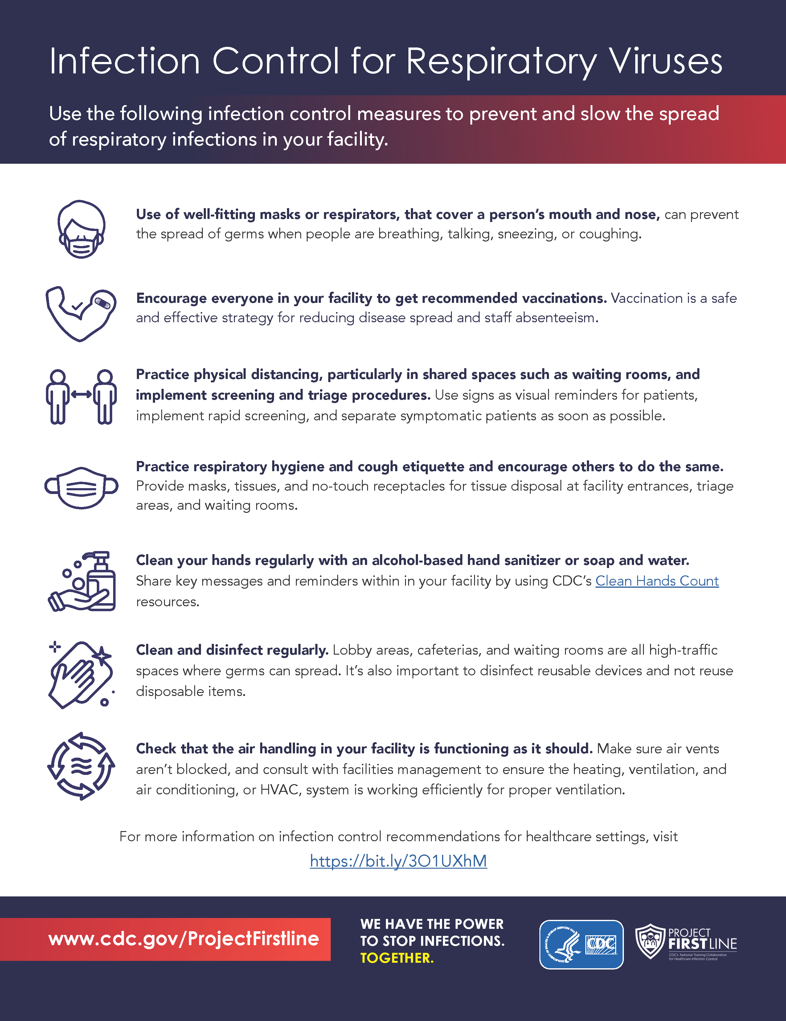Cdc Rrt Respiratory Viruses Factsheet | Project Firstline | CDC