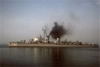 Photo of the USS Barton warship
