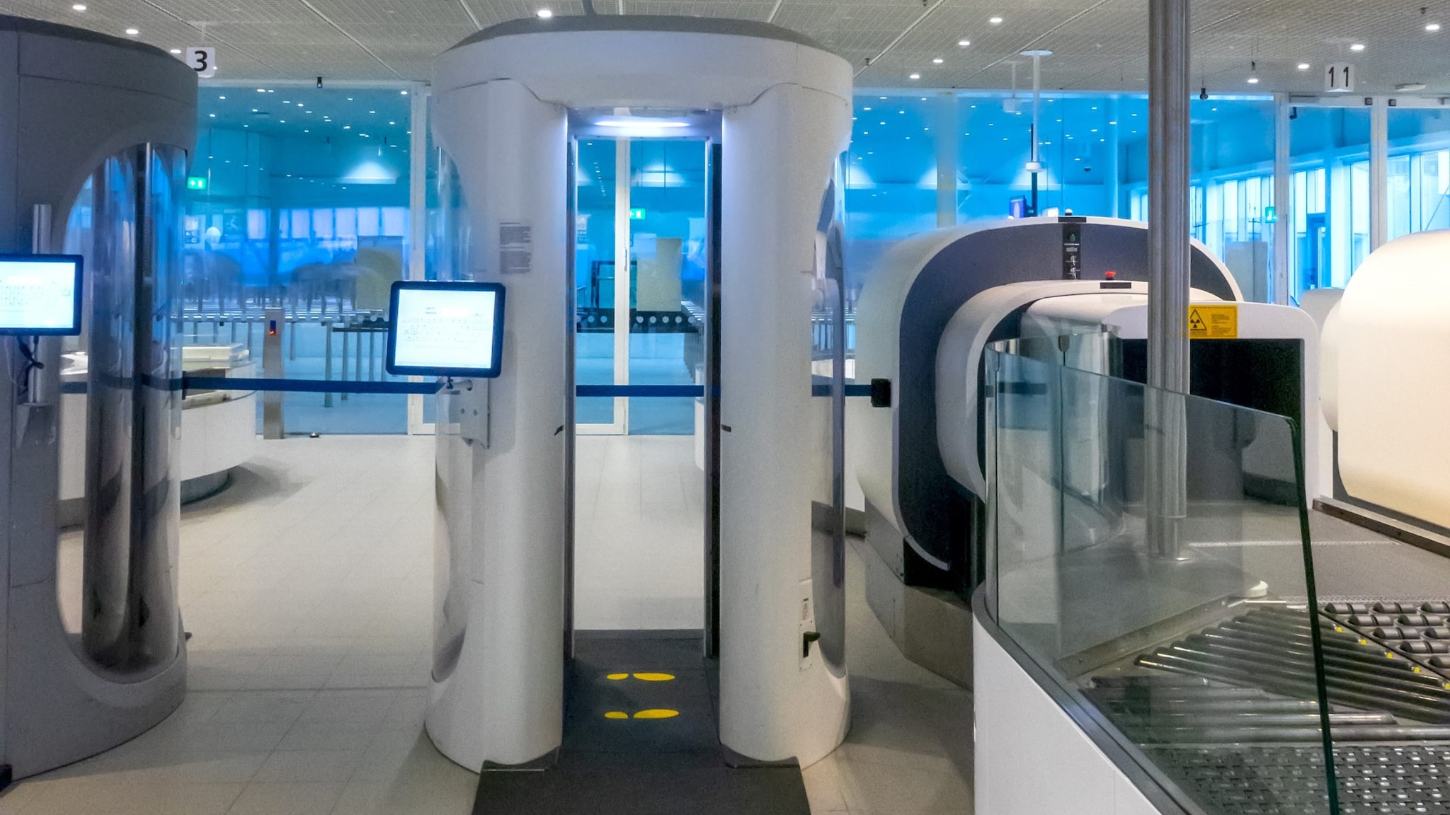 Body scanners using millimeter wave technology are being used in United States airports.