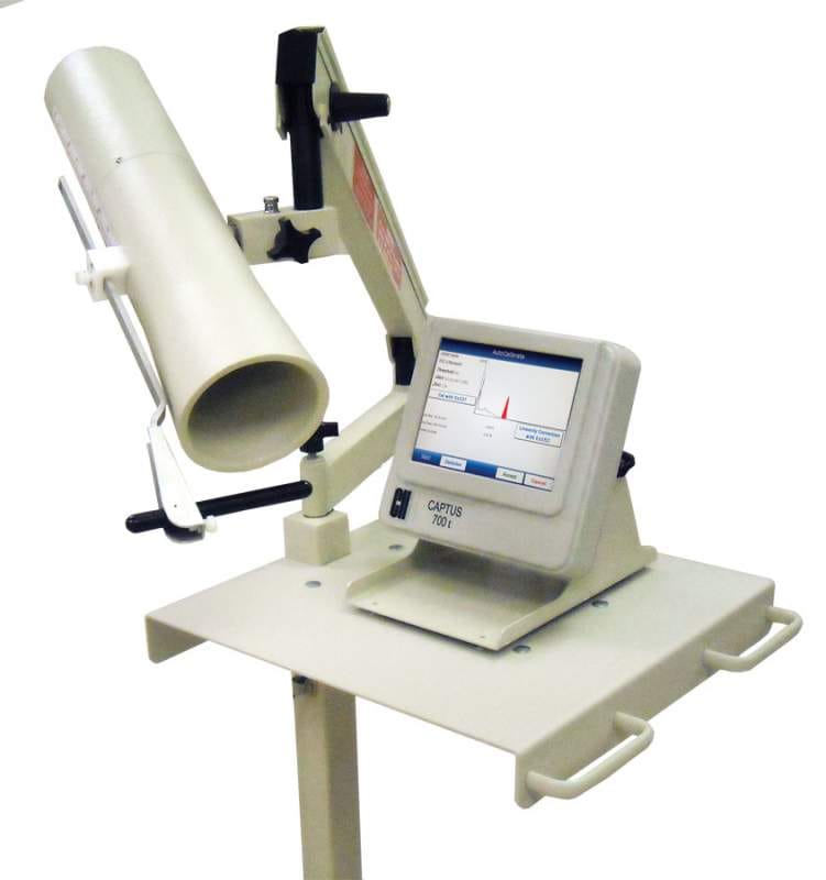 Photo of the machine used for a thyroid scan.