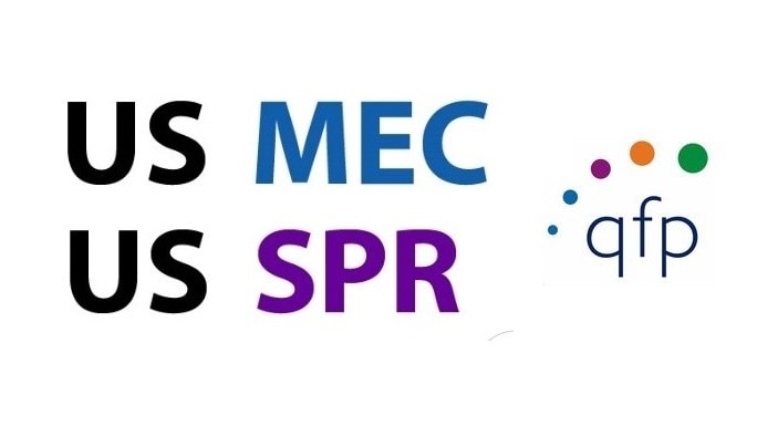 logo for US MEC, US SPR, and QFP