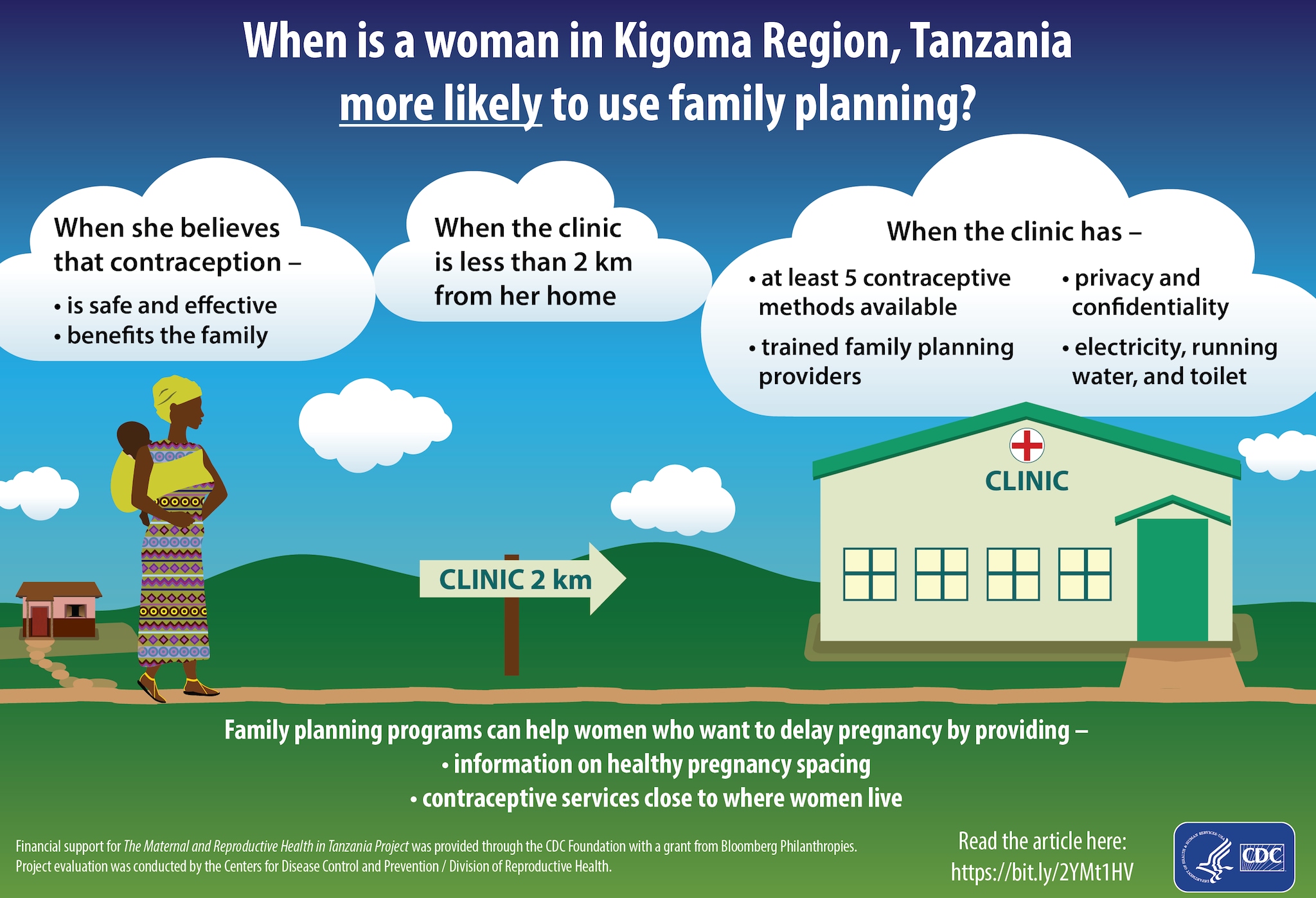 Family planning programs can help women who want to delay pregnancy by providing information.
