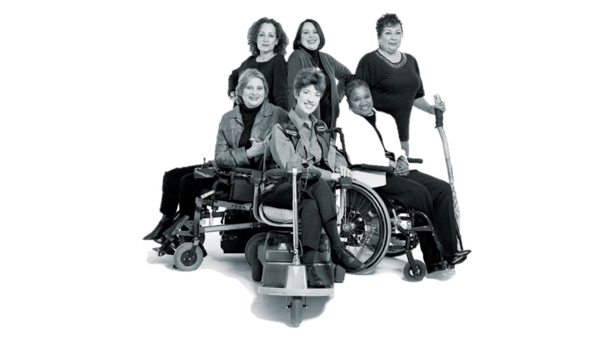A group of women with various disabilities