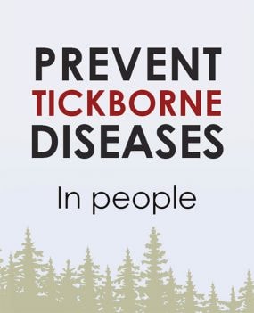Prevent tickborne diseases in people bookmark.