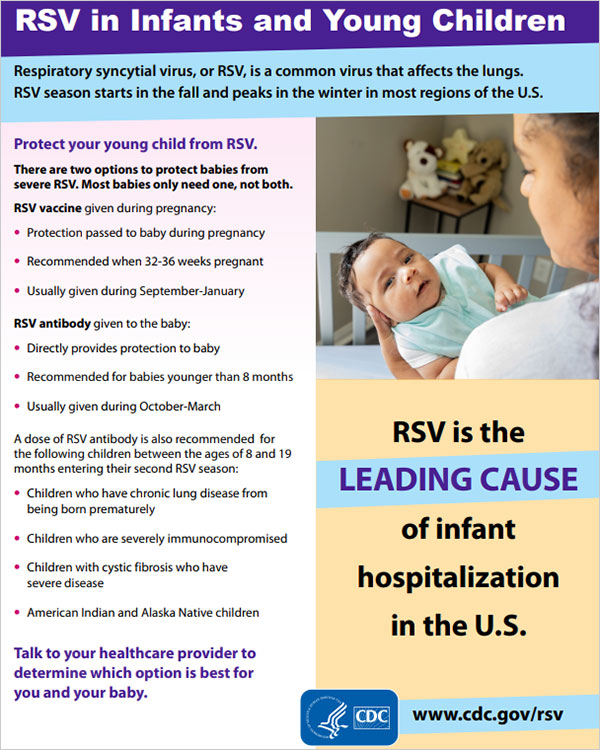 Fact sheet thumbnail of RSV in Infants and Young Children