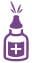 Nose spray bottle icon