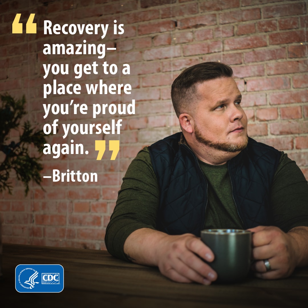Recovery is amazing - you get to a place where you're proud of yourself again.