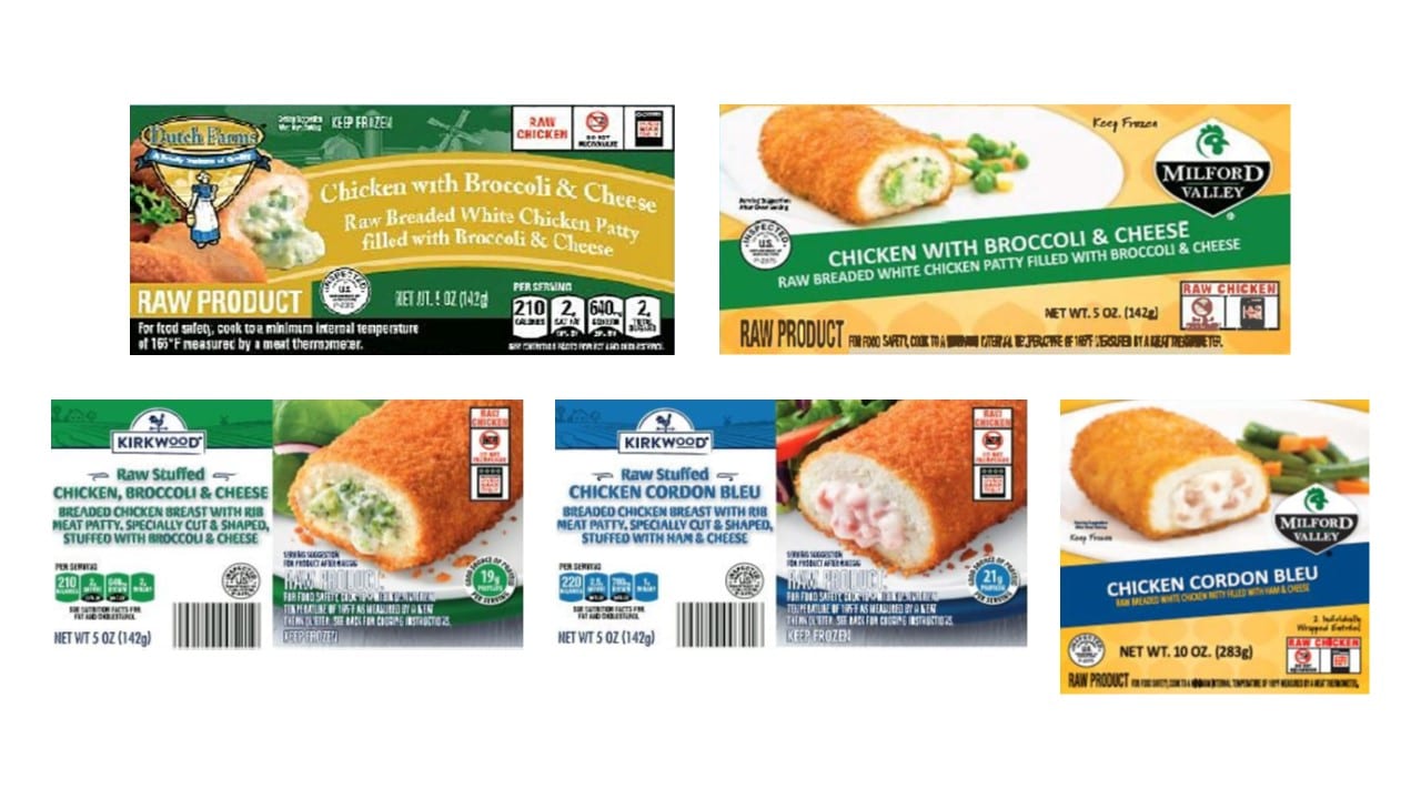 Ready-to-eat stuffed chicken product subject of public health alert