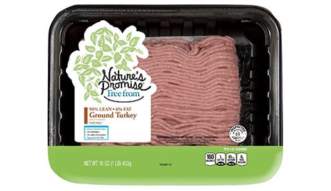 Ground turkey product 1 /4
