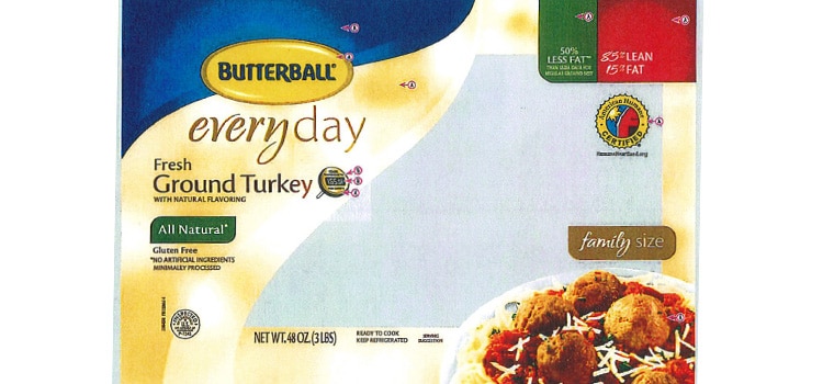 Photo of Butterball packaging.