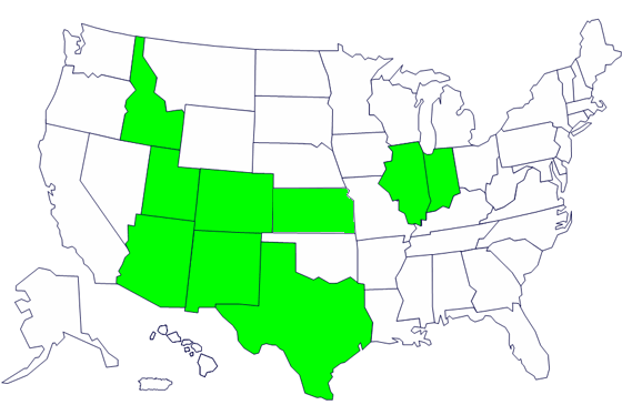 Persons infected with the outbreak strain of <em>Salmonella</em> Saintpaul, United States,
by state, April 23 to June 2, 2008.