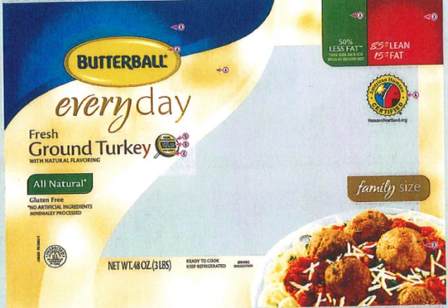 butterball turkey package