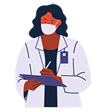 Clipart illustration of a doctor