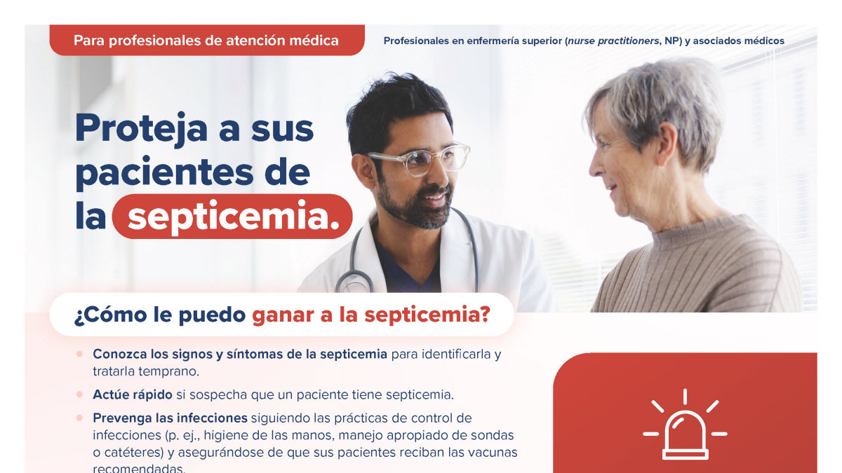 Proteja a sus pacientes de la septicemia.