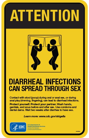 Diarrheal Infections Can Spread Through Sex poster