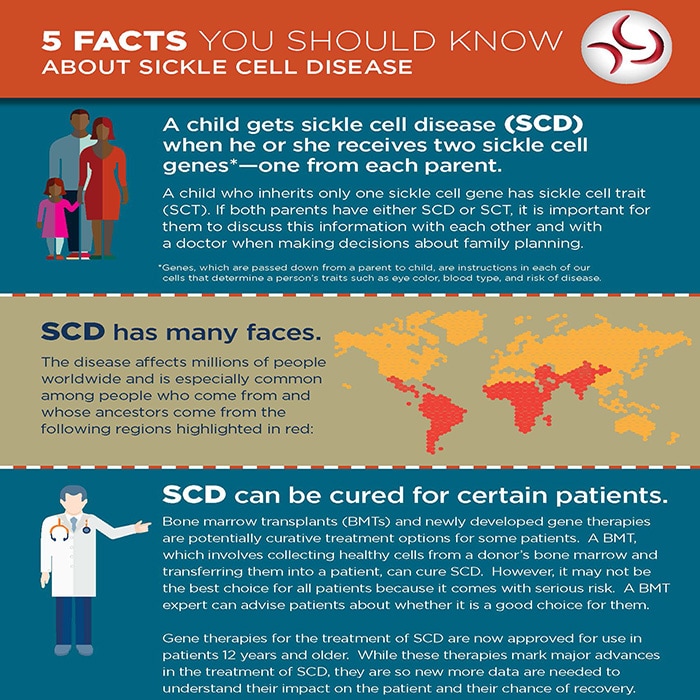 5 Facts You Should Know About Sickle Cell Disease Infographic