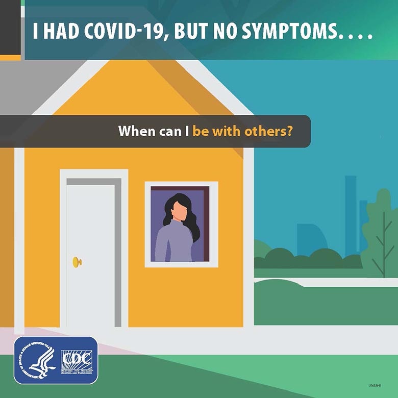I Had COVID-19, But No Symptoms. When Can I Be with Others? 