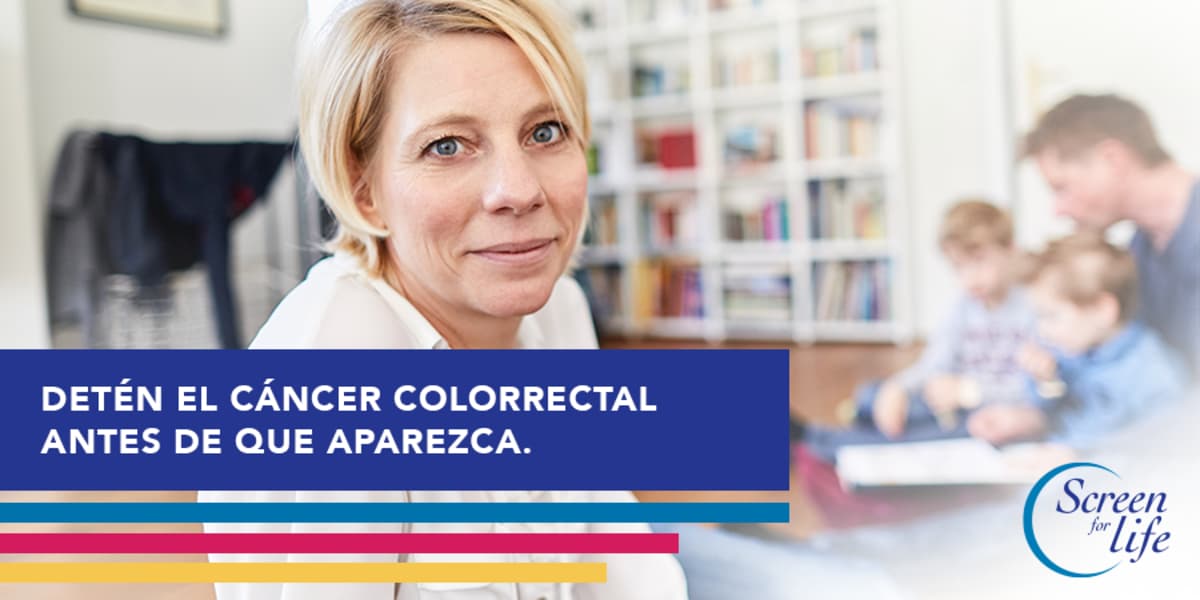 Detén el cáncer colorrectal antes de que aparezca.