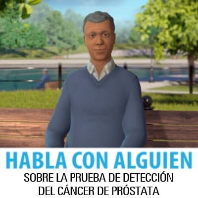 Habla con alguien sobre la prueba de detección del cáncer de próstata