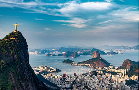 Foto de la estatua del Cristo Redentor sobre RÃ­o de Janeiro