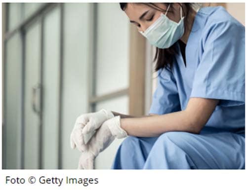 Foto Getty Images, Trabajador de la salud