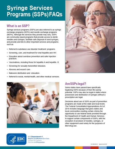 Syringe Services Programs (SSPs )FAQs pdf