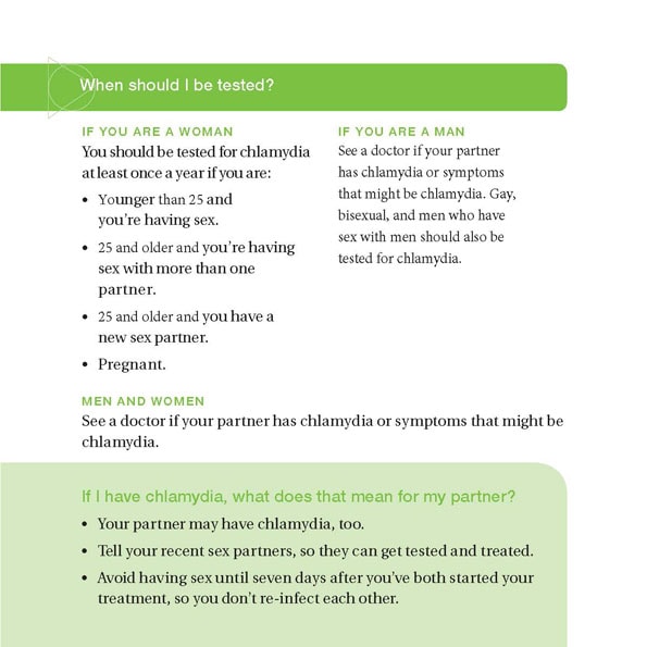 Page 7 Chlamydia The Facts Brochure, See transcript