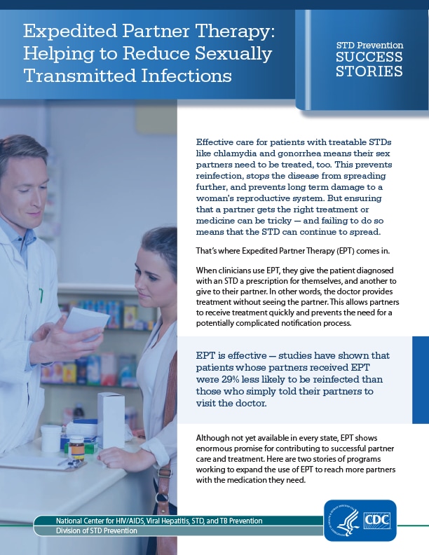 Expedited Partner Therapy: Helping to Reduce Sexually Transmitted Infections