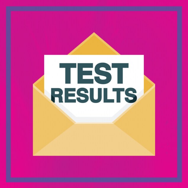 Graphic of test results