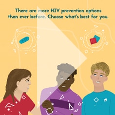 There are more HIV prevention options than ever before. Choose what's right for you.