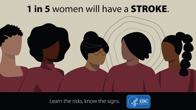 1 in 5 women will have a stroke.