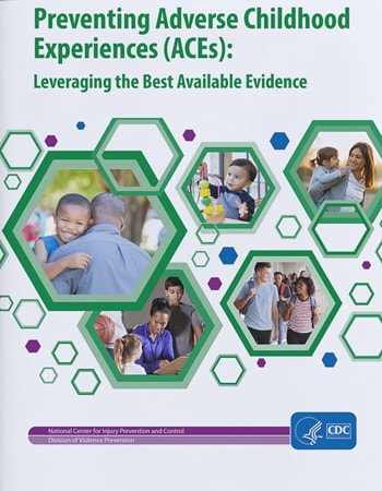 Image of the cover of Preventing Adverse Childhood Experiences (ACES) report