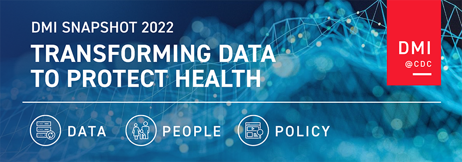 DMI Snapshot 2022: Transforming Data to Protect Health; DMI@CDC; Data; People; Policy