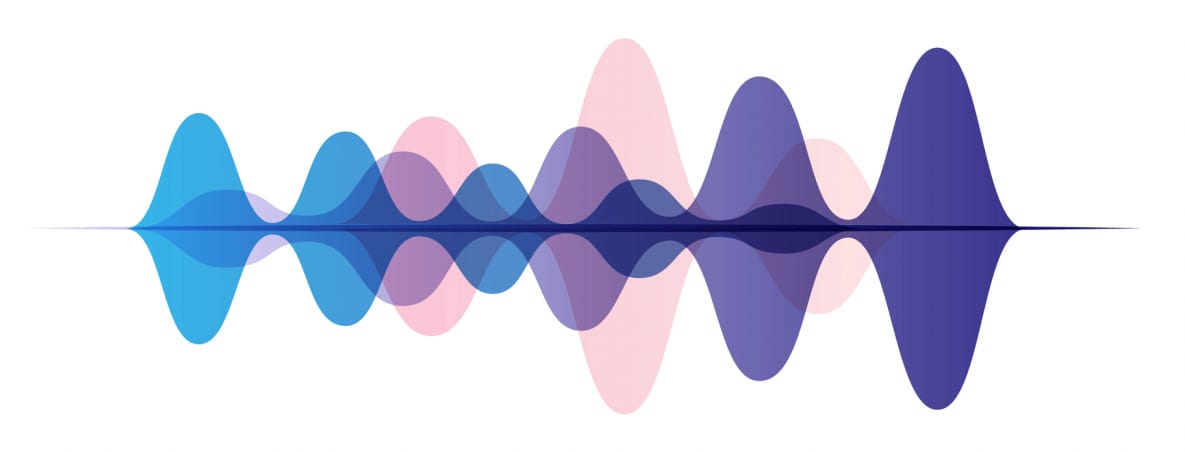 Sound waves of different colors