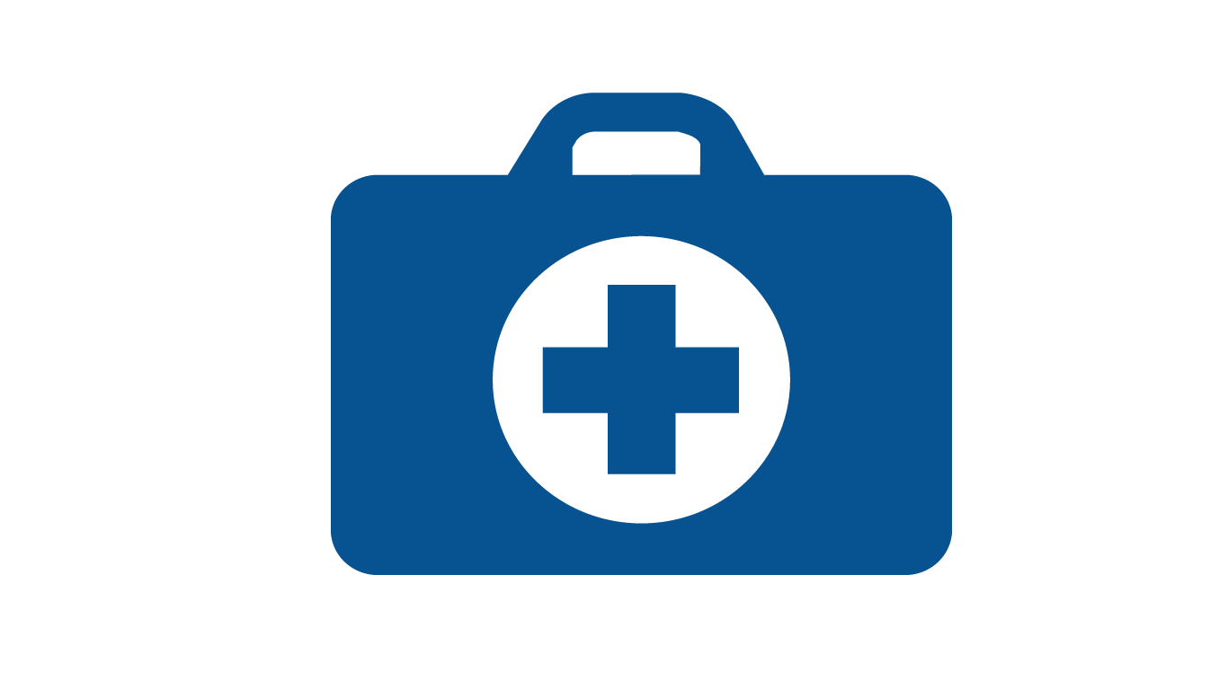 Icon of a Blue First Aid Kit
