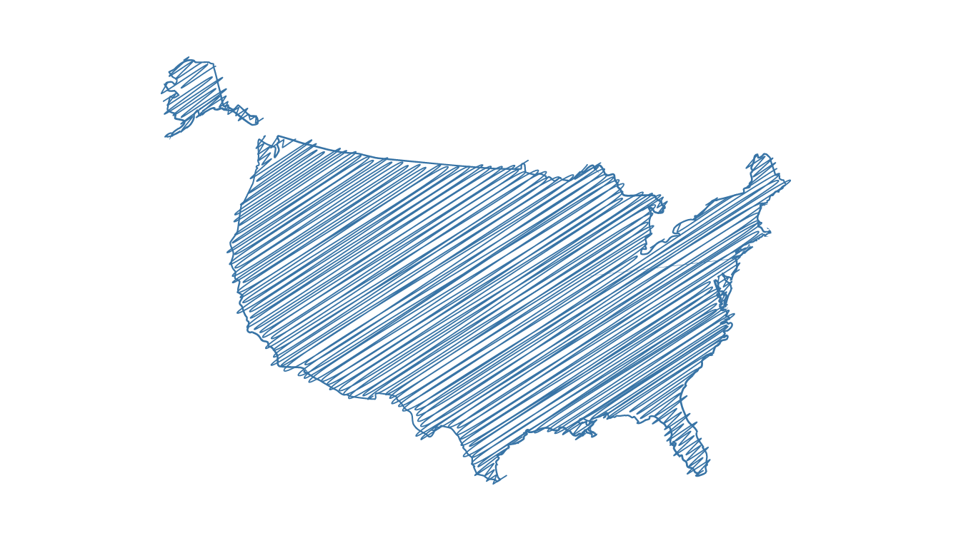US Map Sketch