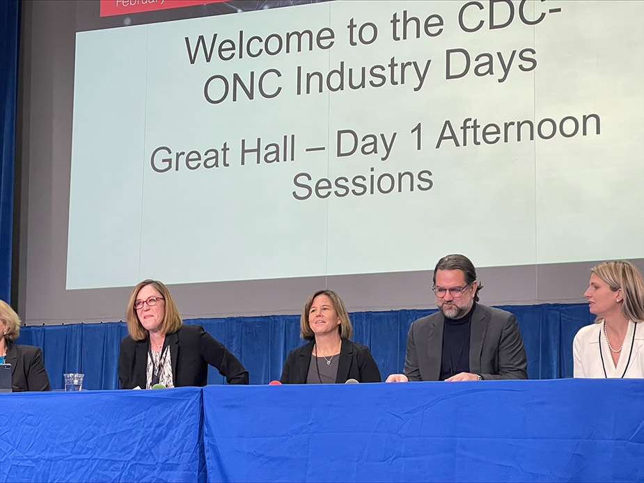 CDC and ONC leaders engaged attendees with a panel discussion at Industry Day
