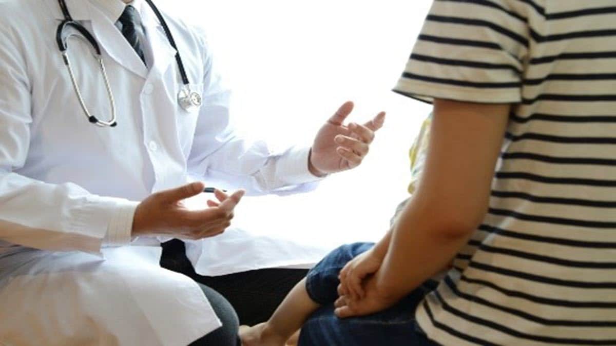 During the consultation, the doctor and patient discuss the patient's health