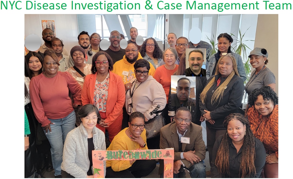 New York City Department of Health and Mental Hygiene Disease Investigation & Case Management Team