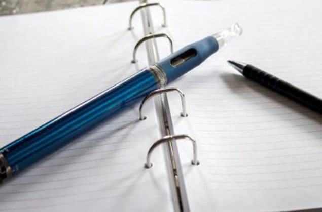pen on a planner