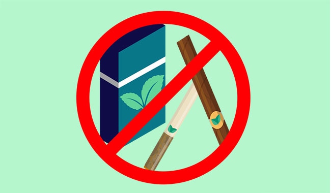 illustration with no menthol products